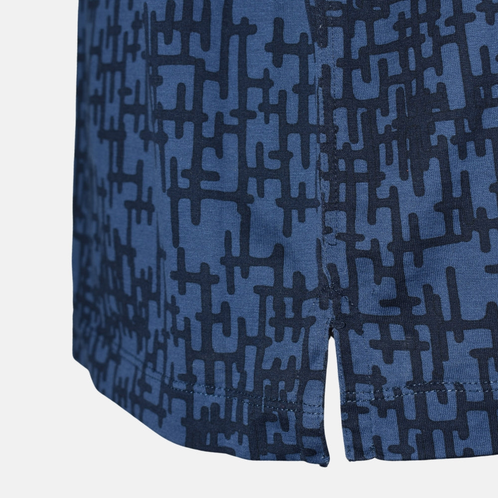 Blue Monogramme Shirt Cotton