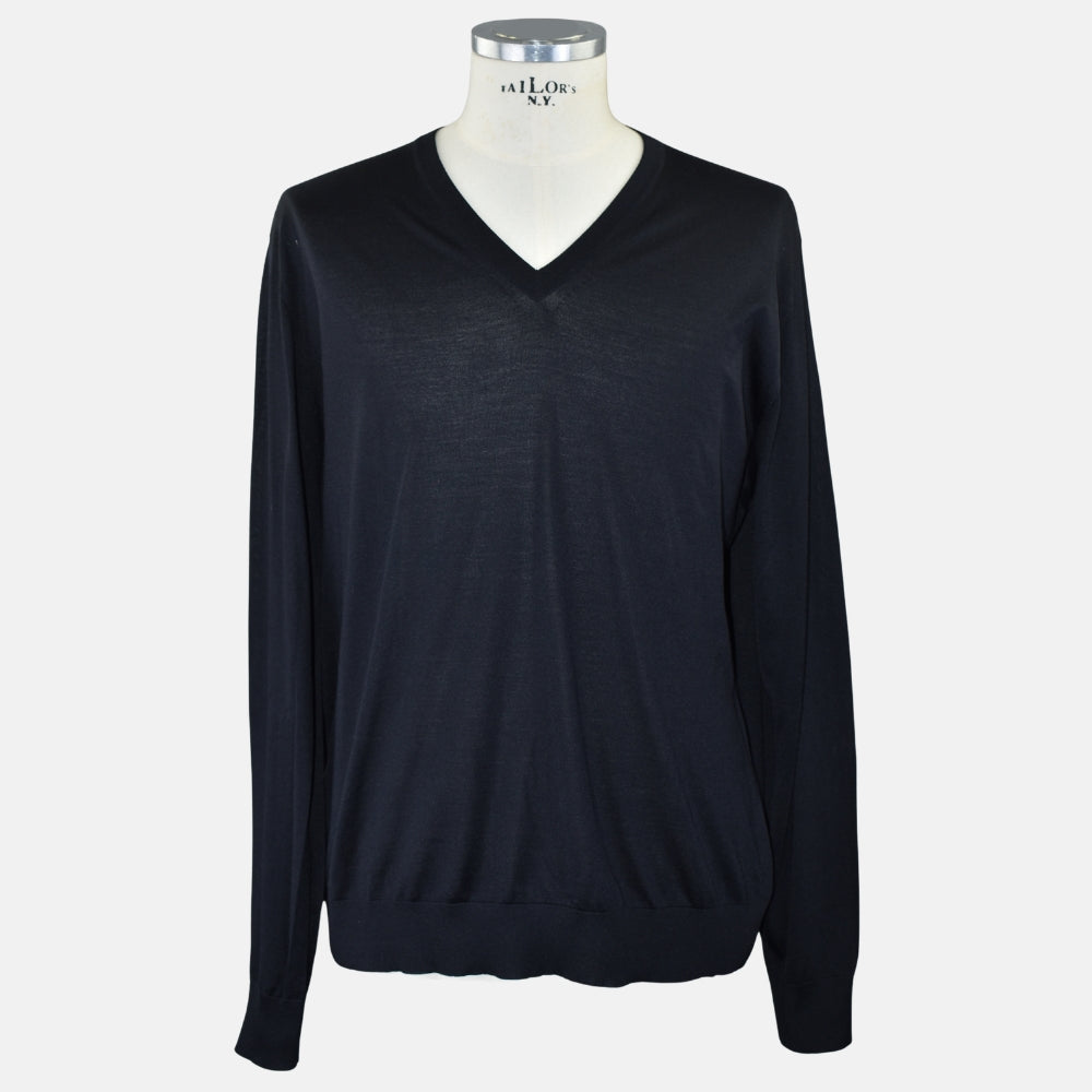 Midnight V Neck Silk