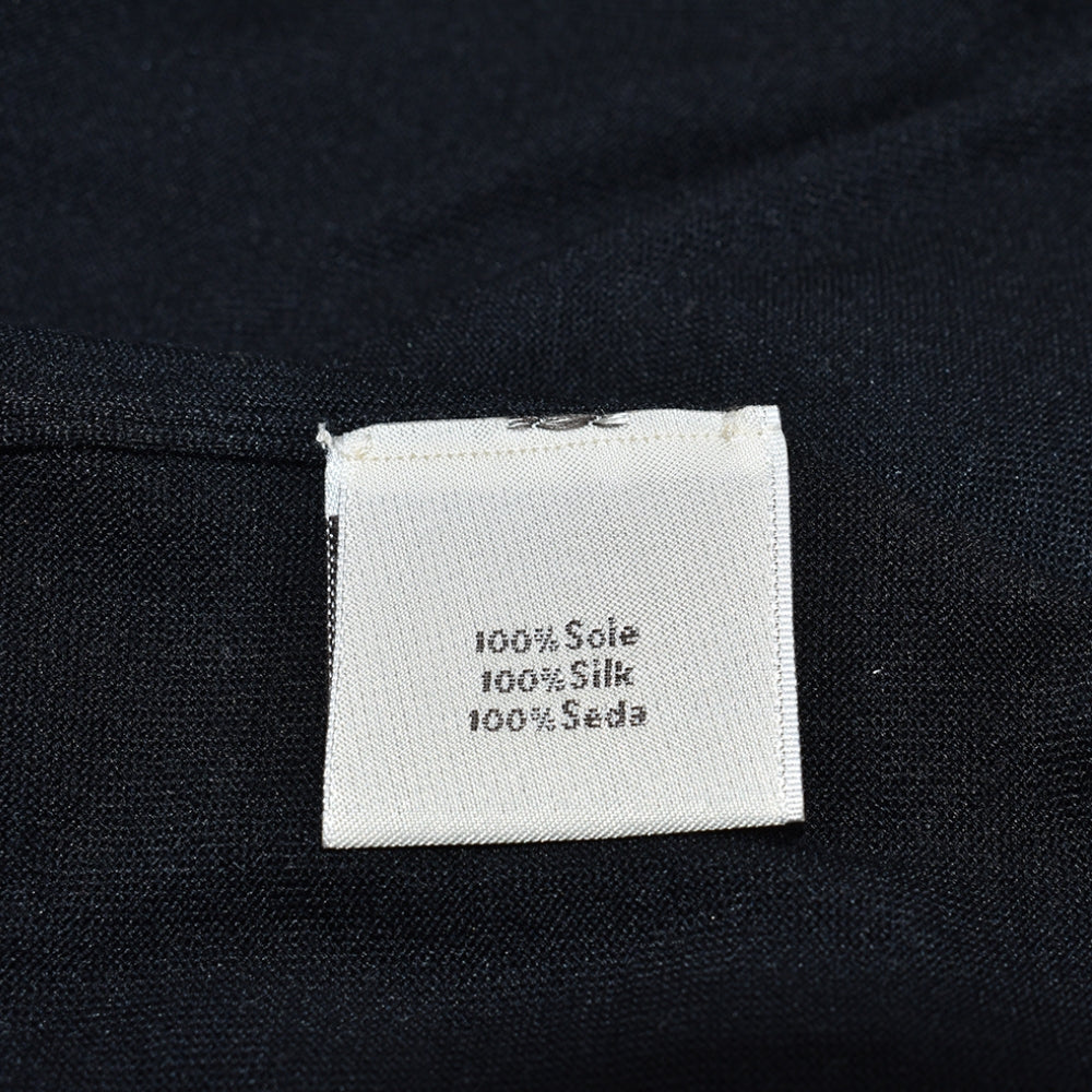 Midnight V Neck Silk