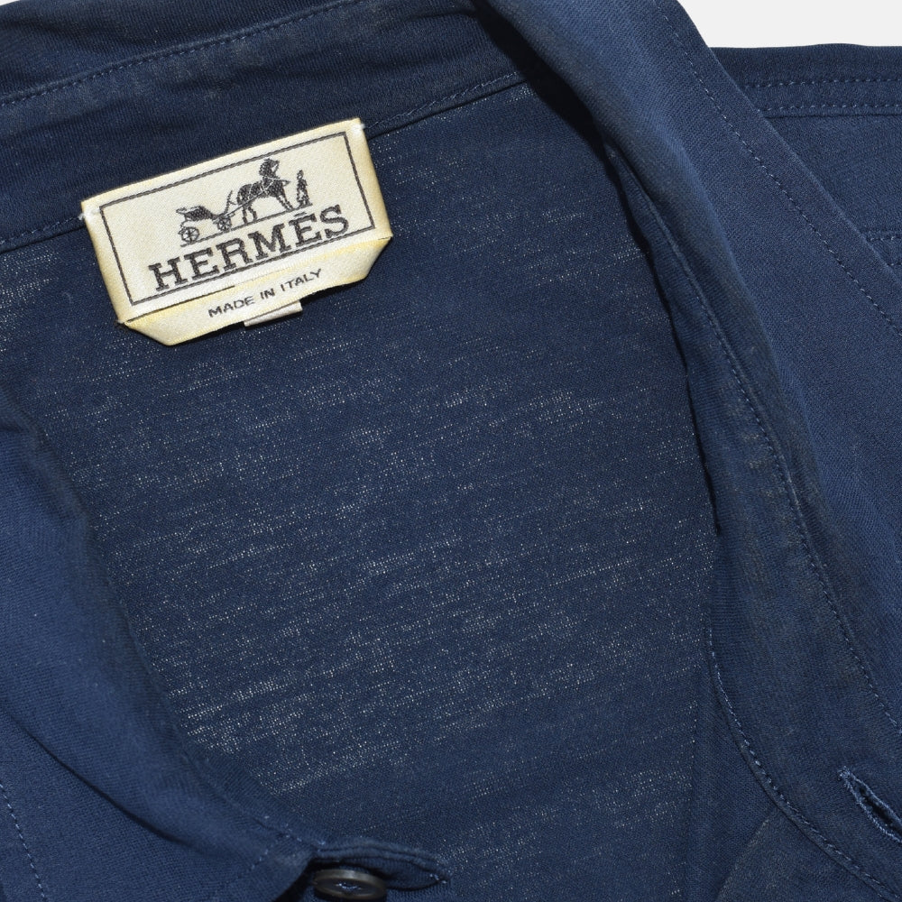 Navy Cotton Polo