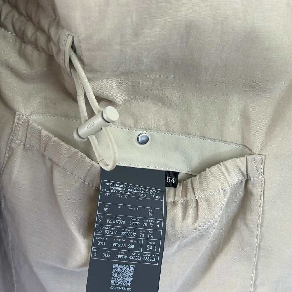 Ecru Jacket made of Linen/Wool (EU 54)