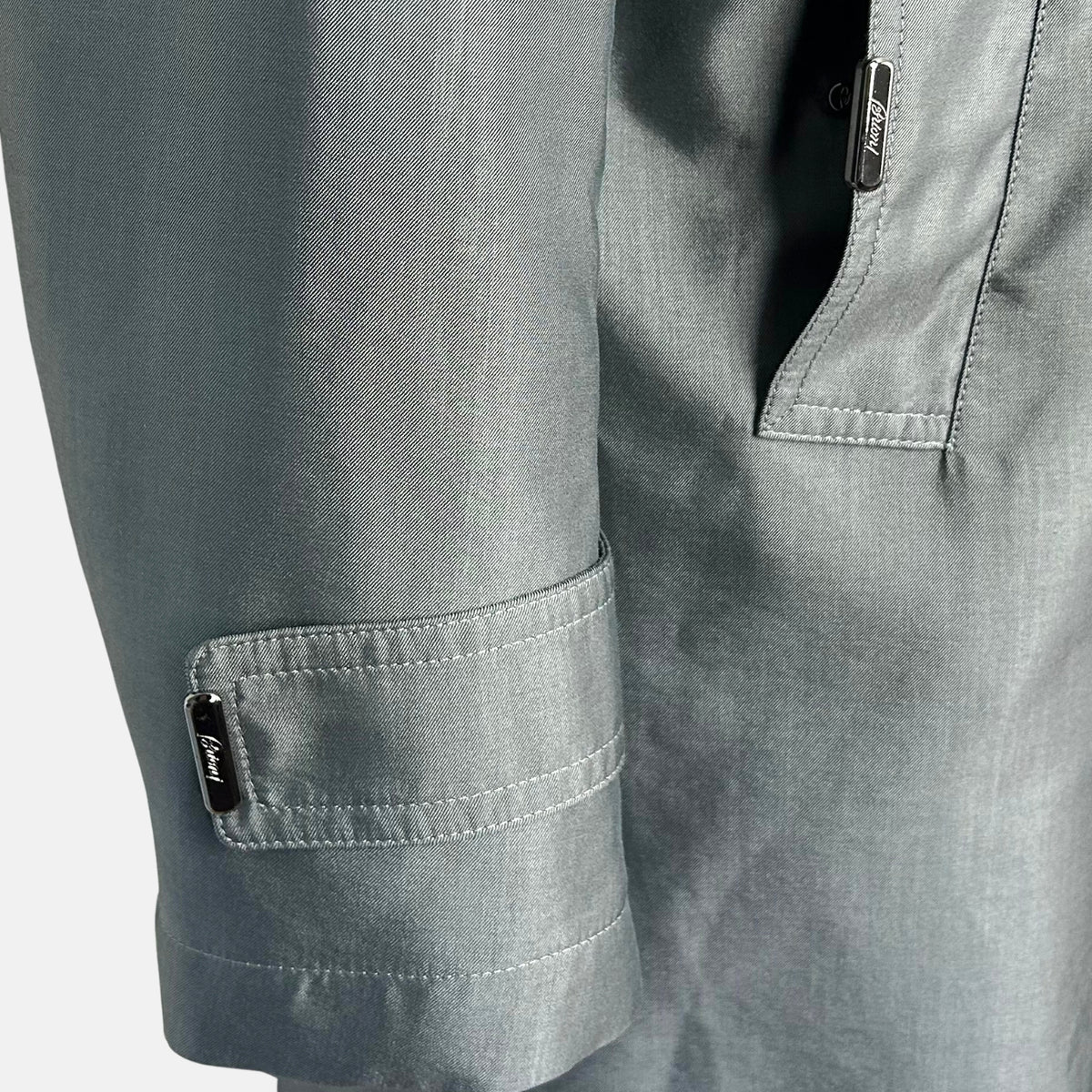 Brioni Coat Silver Grey (L)