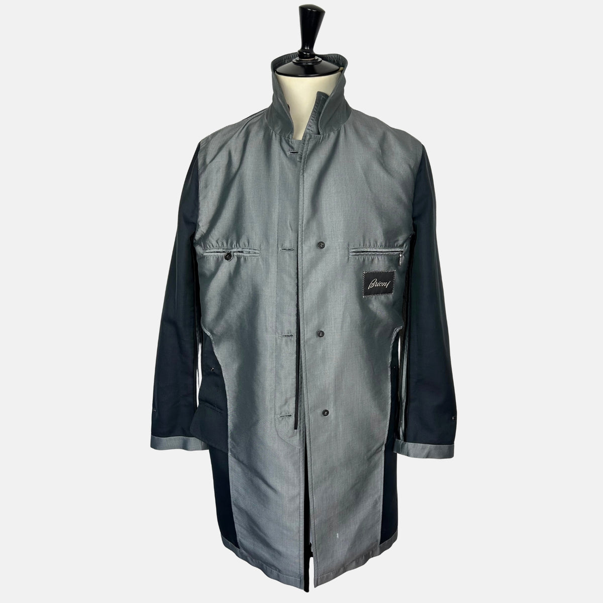 Brioni Coat Silver Grey (L)