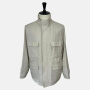 Ecru Jacket made of Linen/Wool (EU 54)