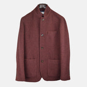 Bordeaux Jacket made of Virgin Wool/Angora/Silk (L)