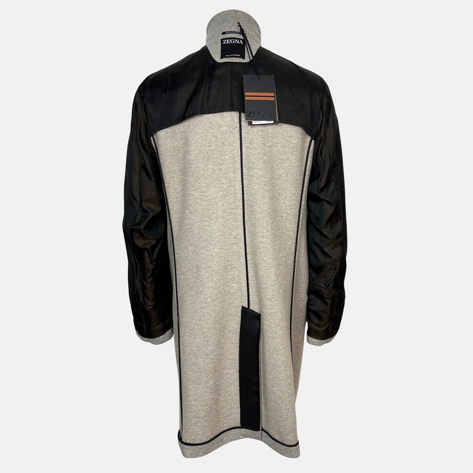 Gray Melange Coat made of  Cashmere (EU 48)