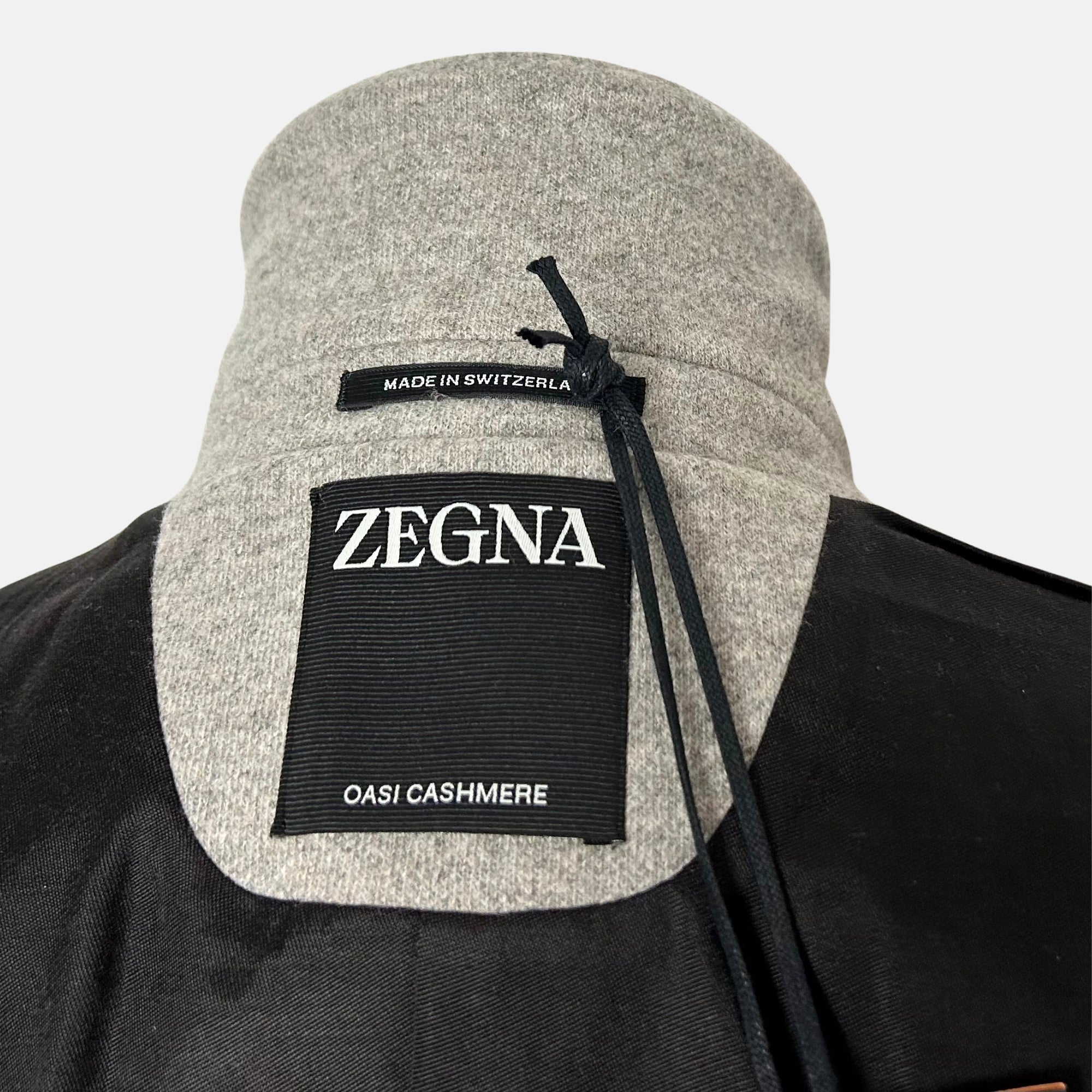 Gray Melange Coat made of  Cashmere (EU 48)