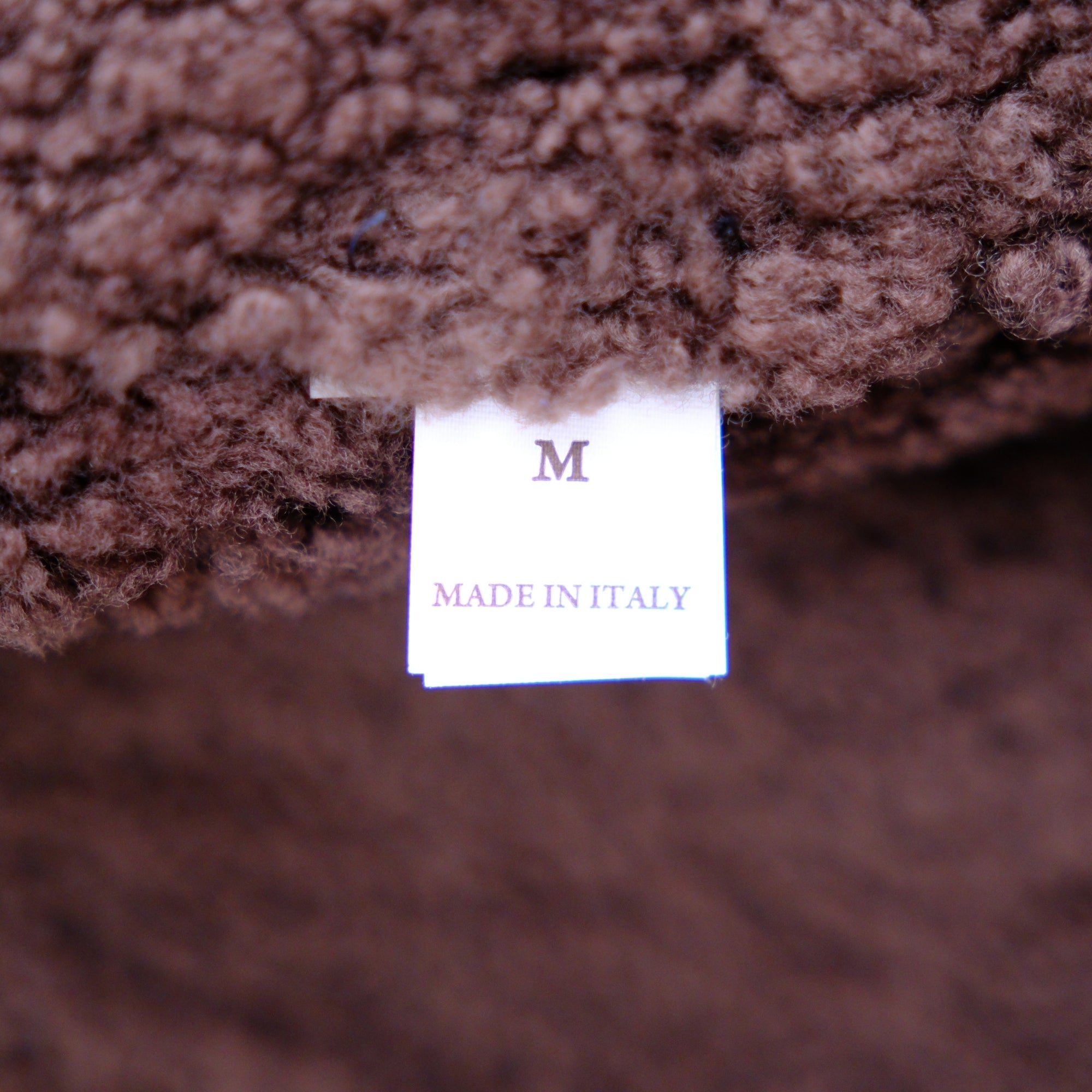 Navy Shearling Jacket (M)