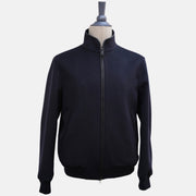 Navy Blue Bomber Jacket made of Vicuna (EU 48/EU 52)