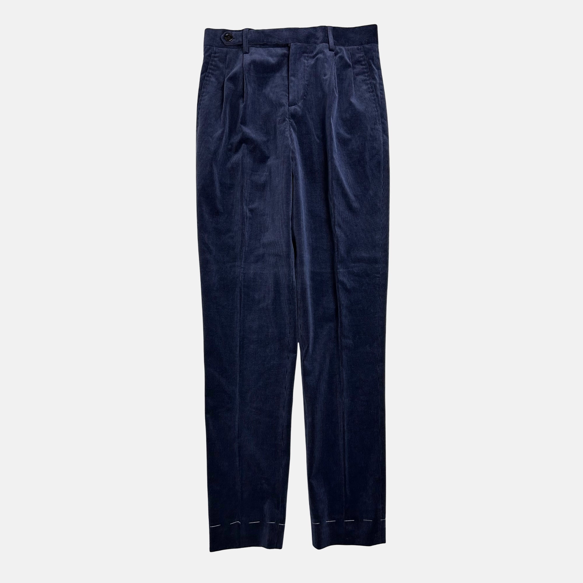 Navy Corduroy Suit made of Cotton/Cashmere (EU 44)