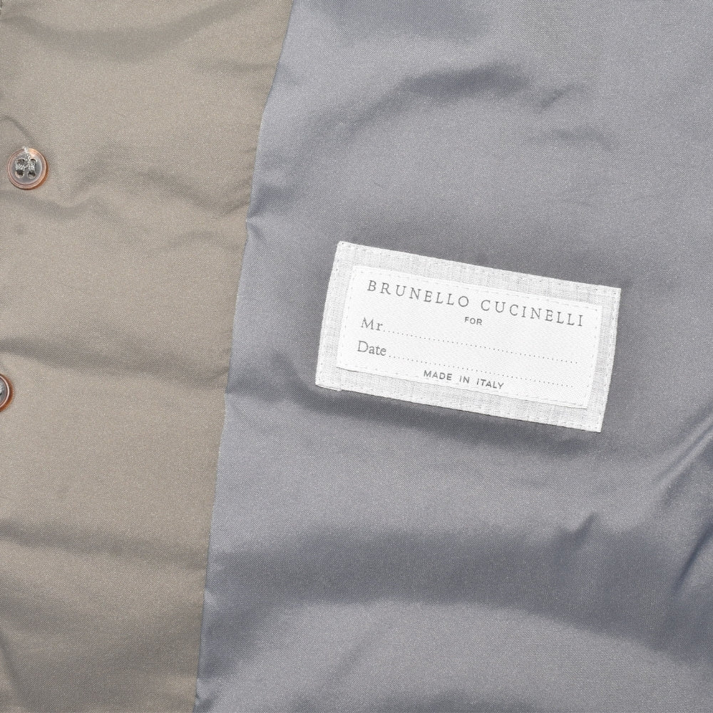 Brown Down Vest (L)
