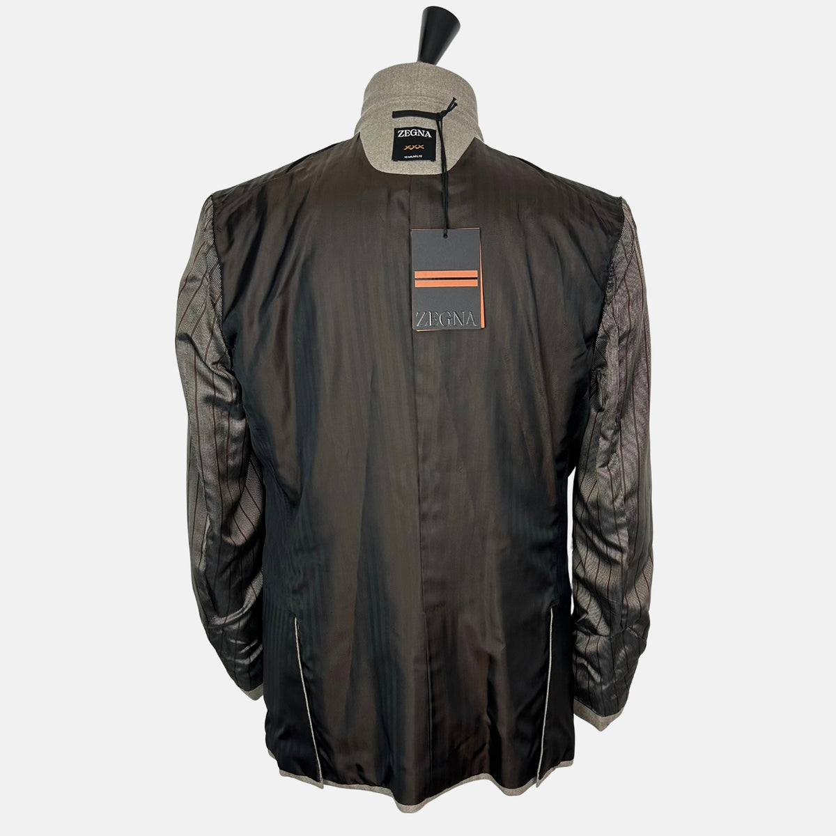 Zegna XXX Suit 15MilMil15 Greige Melange (EU 52)