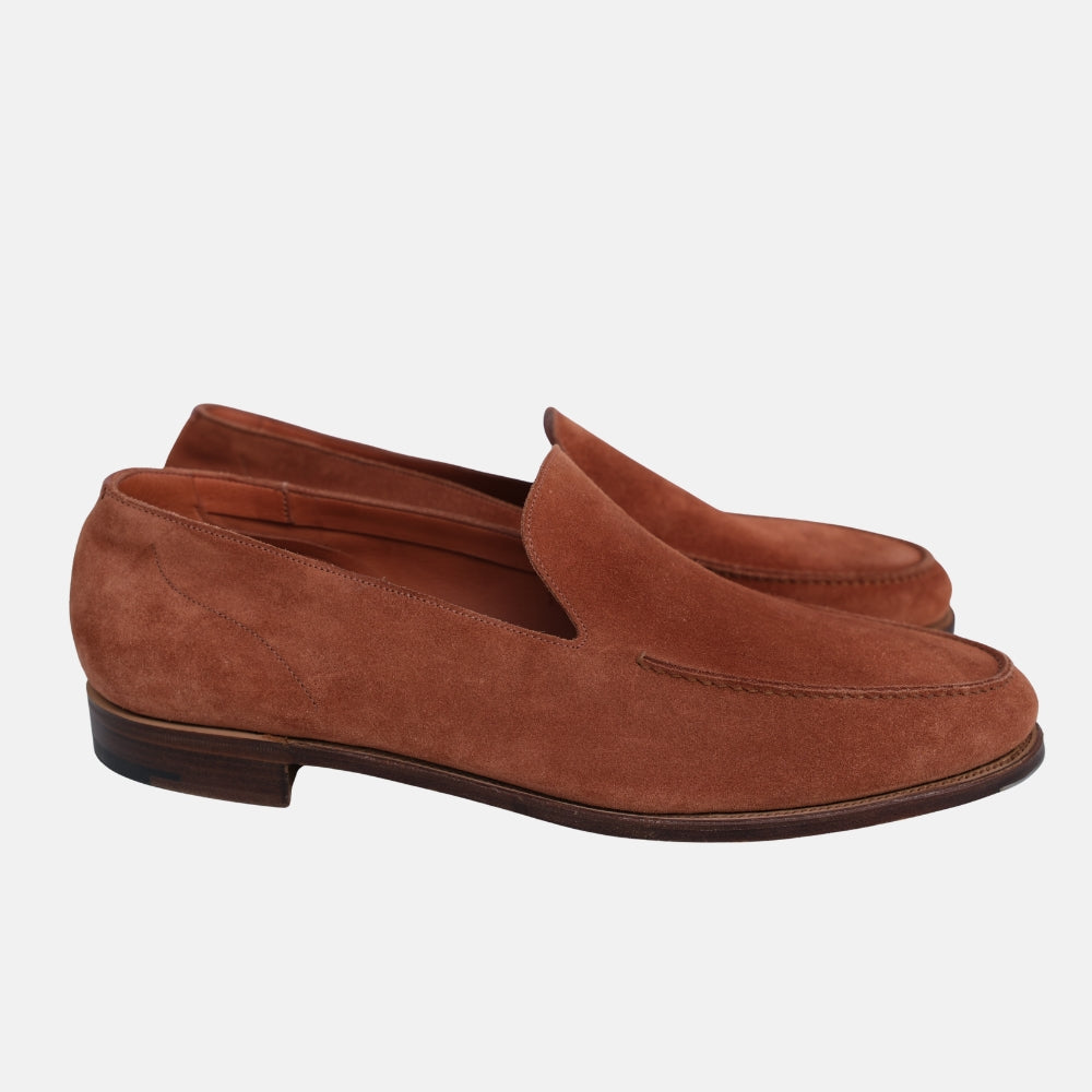Braune Wildleder-Slipper (EU 44.5 / UK 10.5)