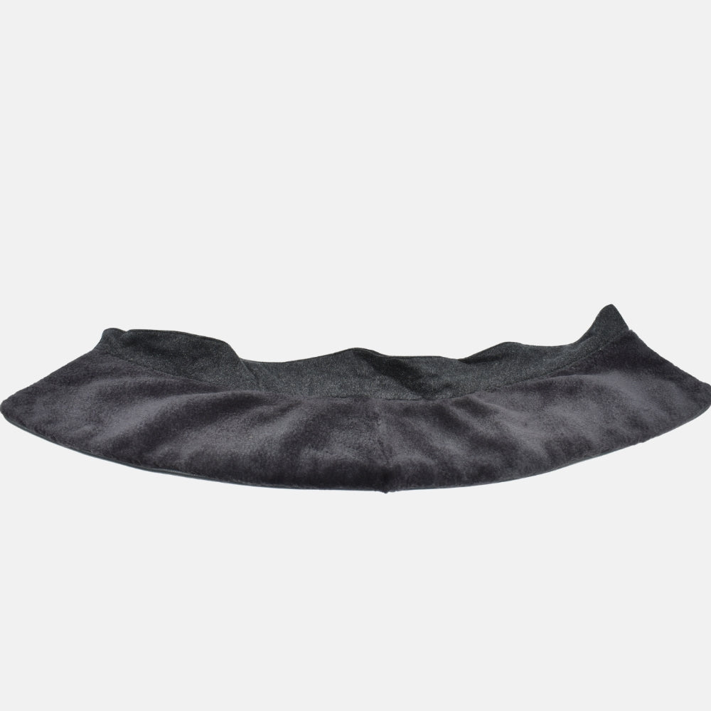 Dark Grey Cashmere Coat with Mink Collar (EU 50)