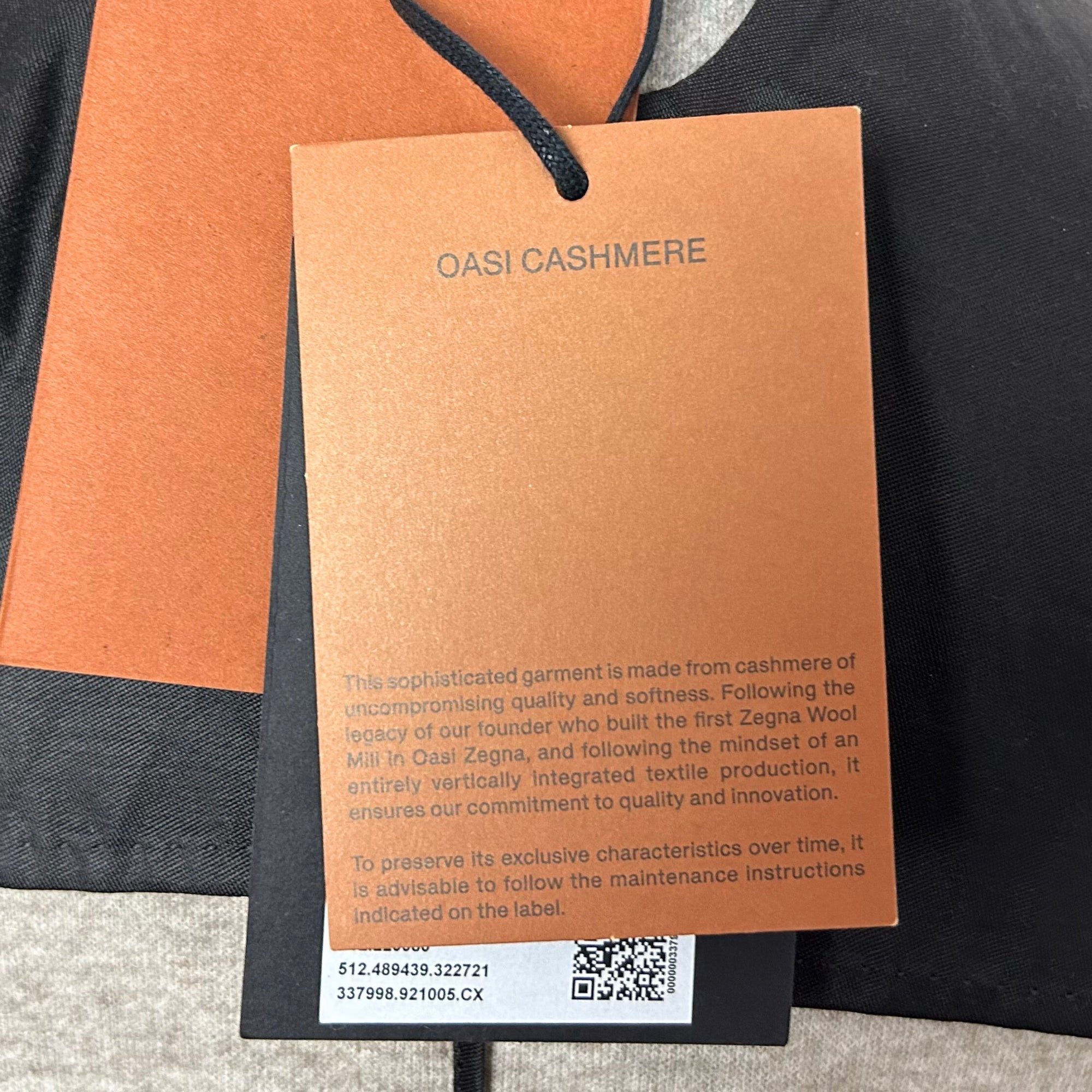 Gray Melange Coat made of  Cashmere (EU 48)