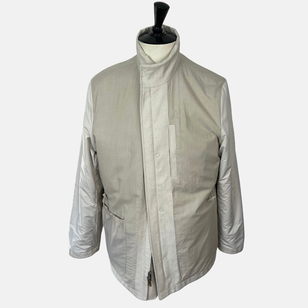 Ecru Jacket made of Linen/Wool (EU 54)