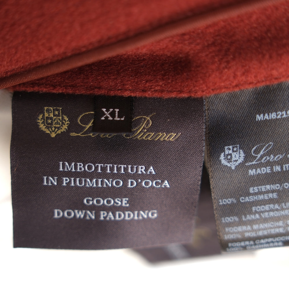 Red C.O.L.D. Cashmere Puffer Down Jacket
