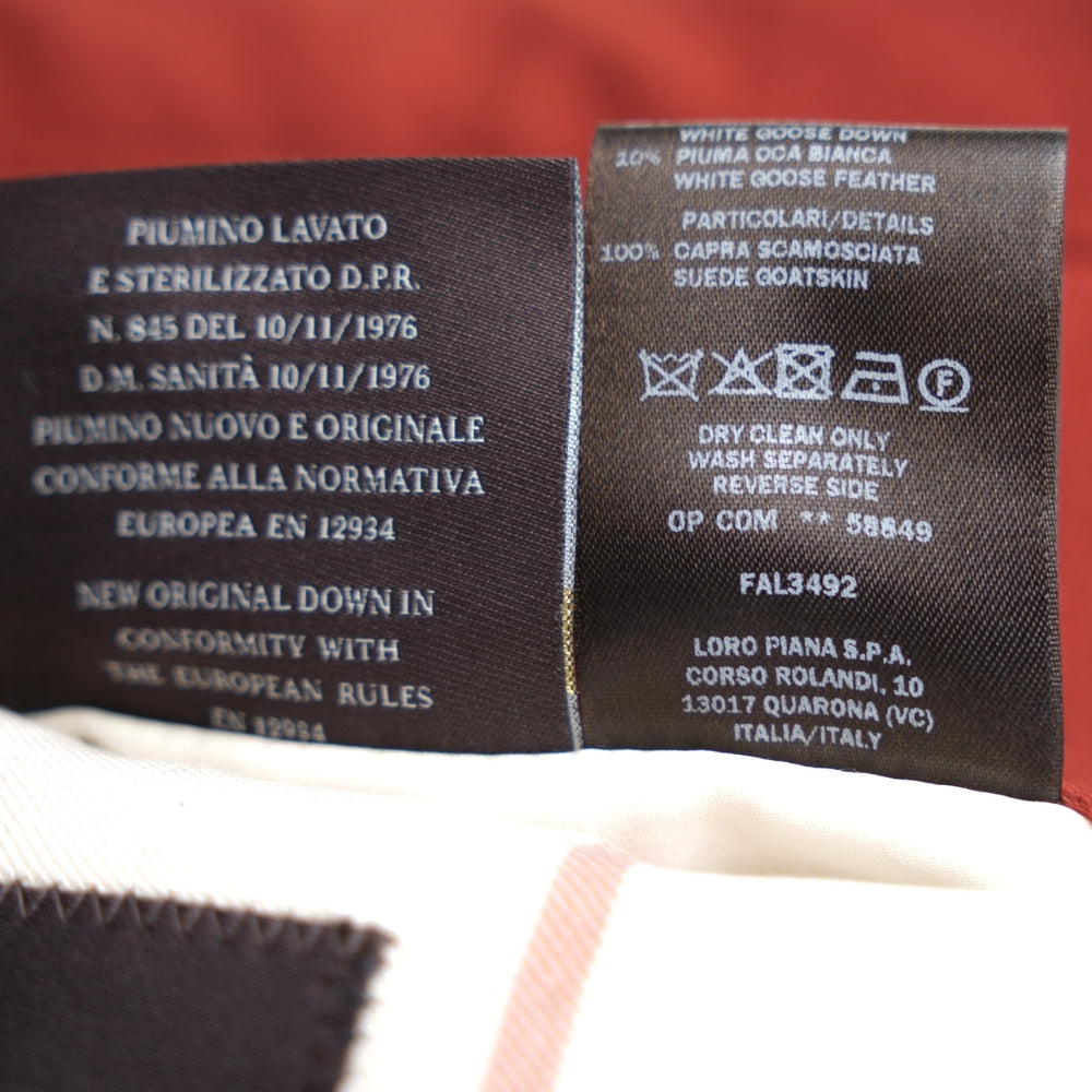 Red C.O.L.D. Cashmere Puffer Down Jacket