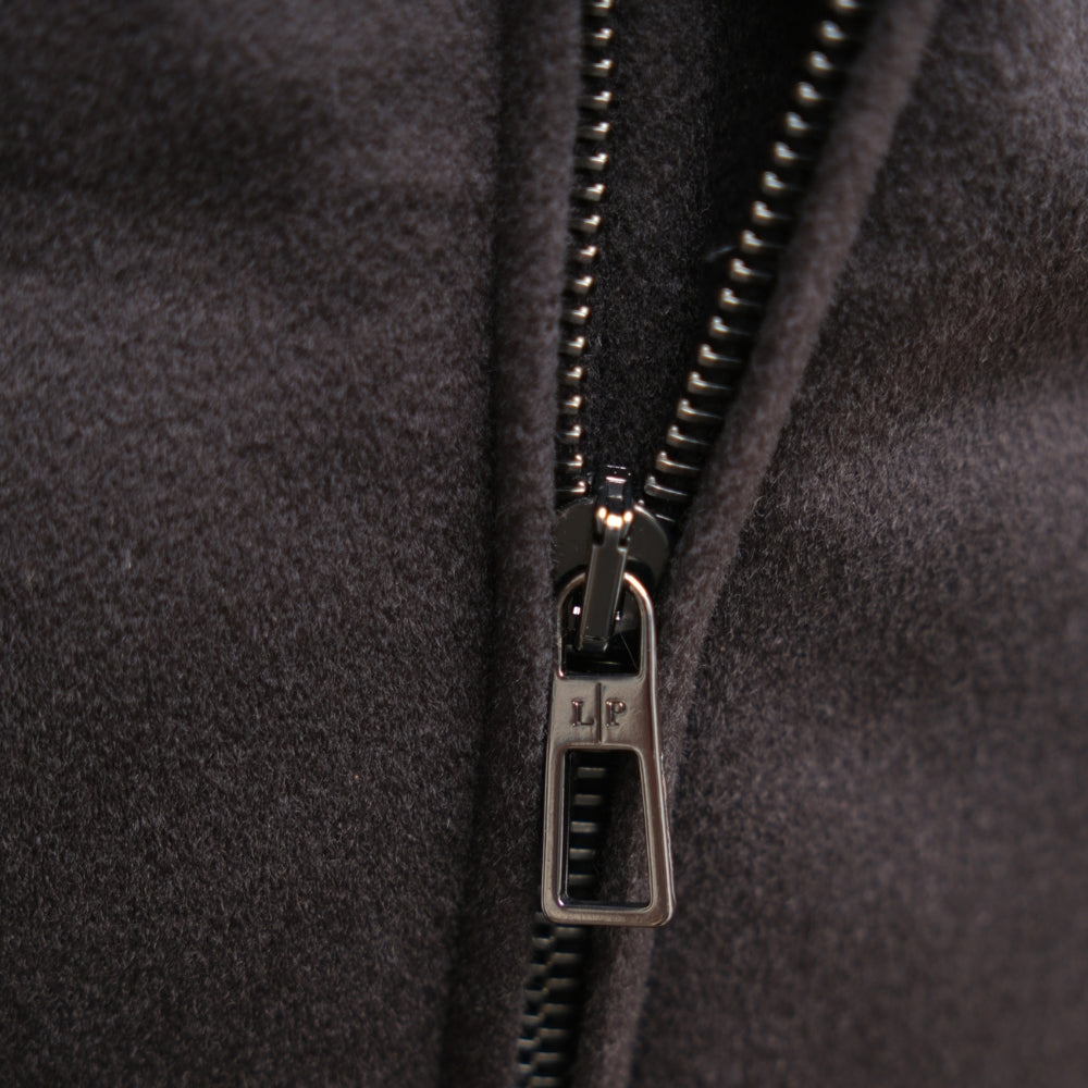 Dark Charcoal C.O.L.D. Cashmere Puffer Down Vest