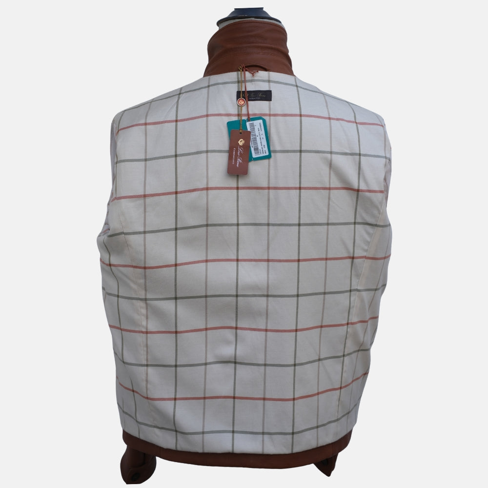 Brown Calf Leather Jacket
