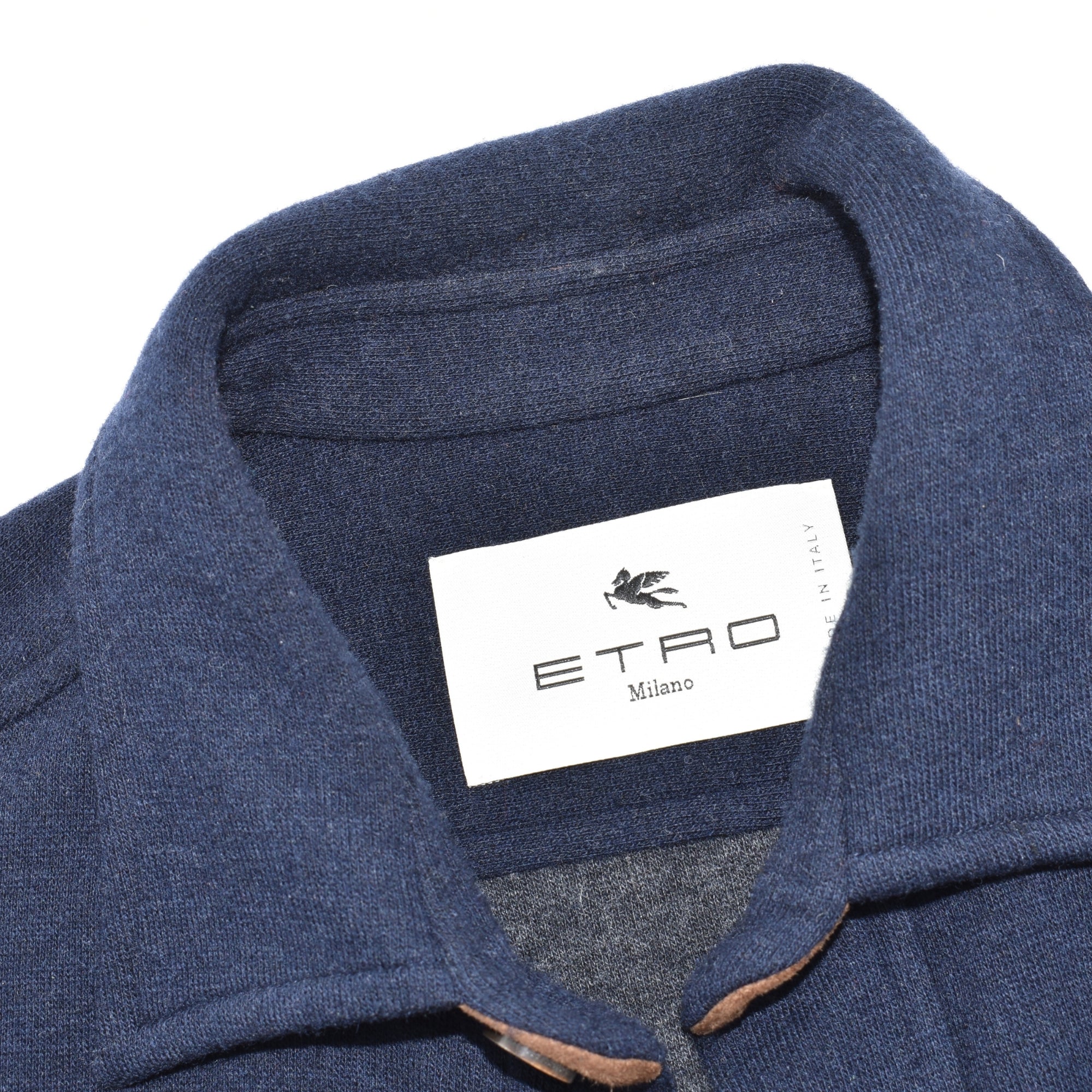 Navy Blue Overshirt made of Wool (M)