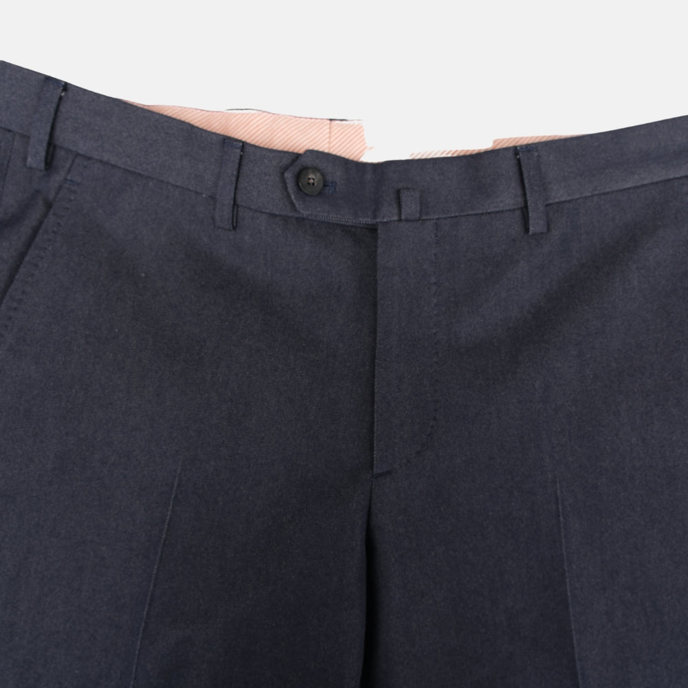 Navy Denim Wool Blend Sport Suit made of Cotton/Wool (EU 48)