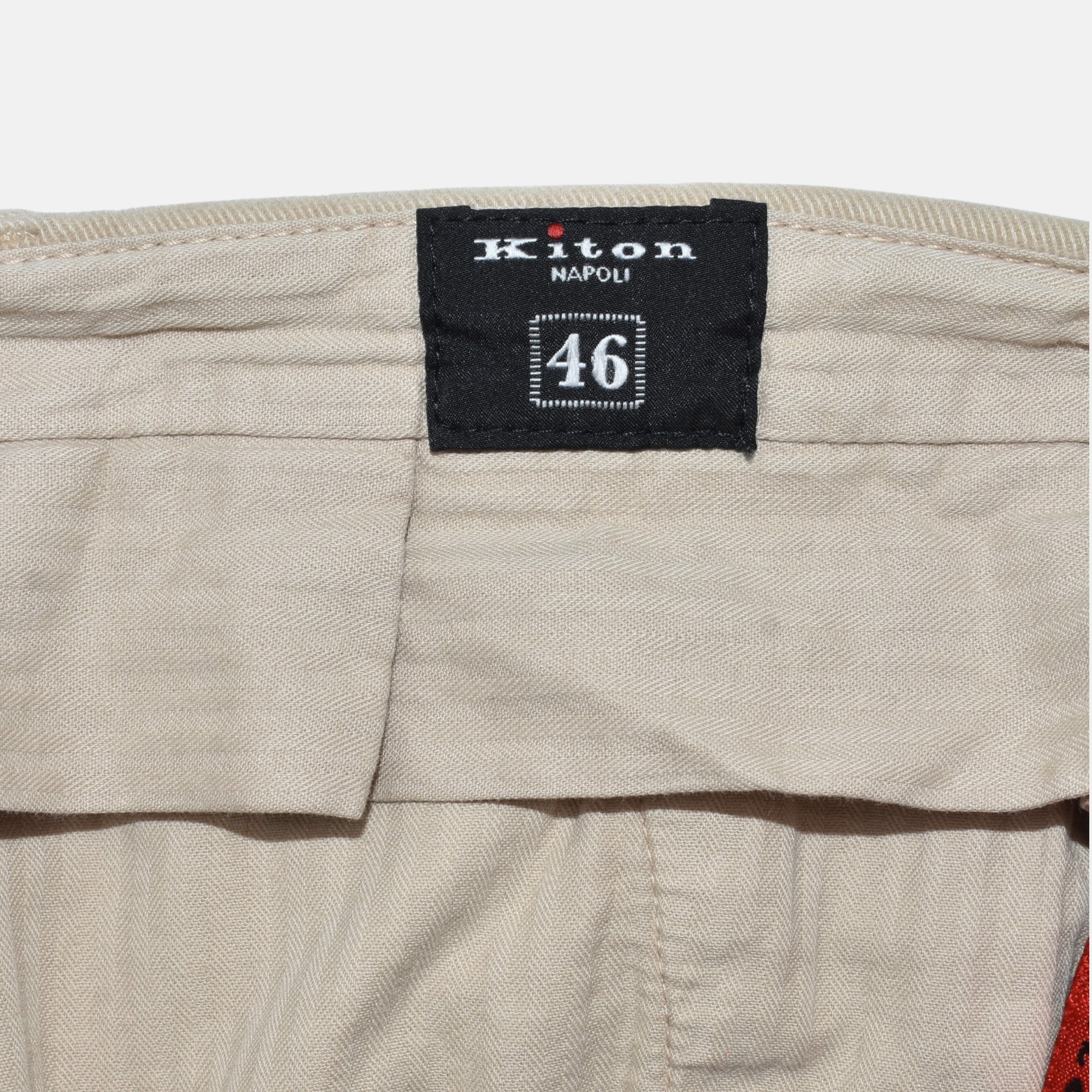Beige Chino Pants made of Cotton (EU 46, EU 48)