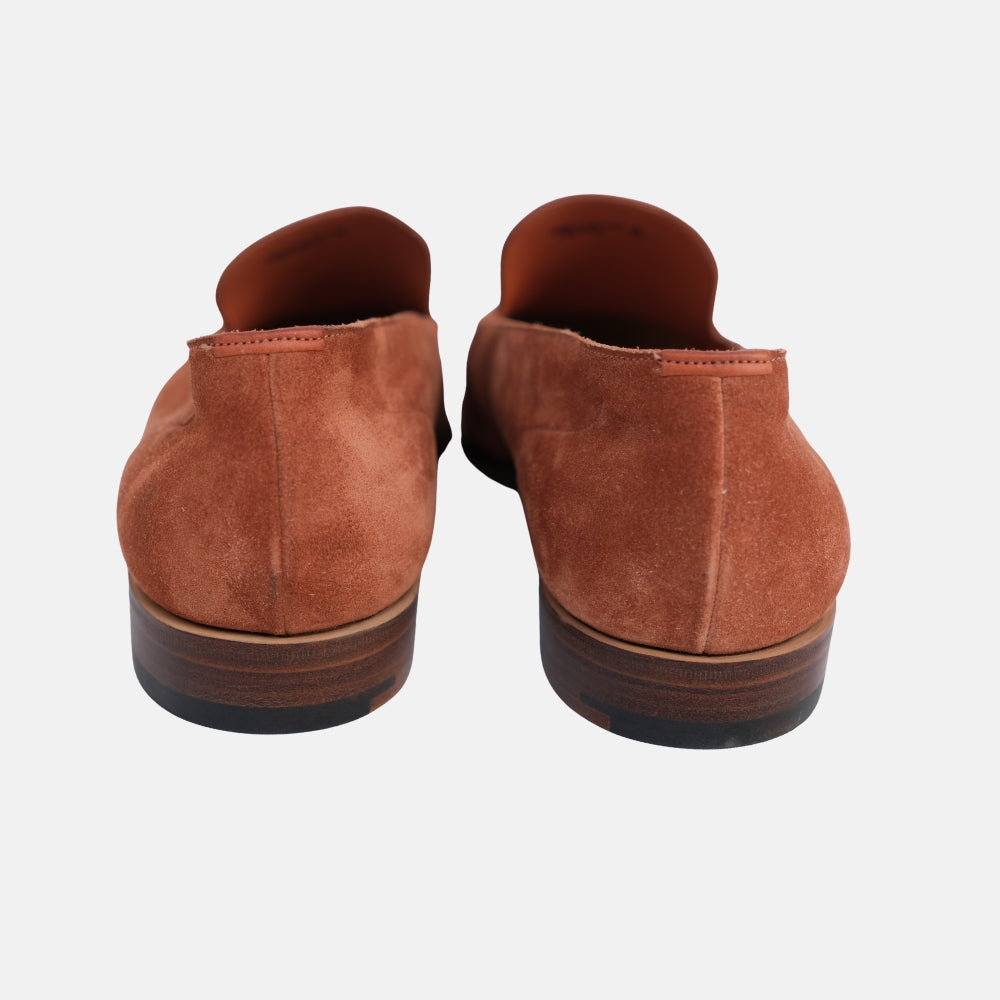 Braune Wildleder-Slipper (EU 44.5 / UK 10.5)