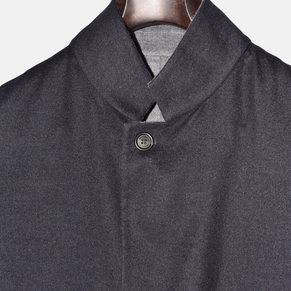 Navy/Grey Reversible Cashmere Blazer (EU 46)