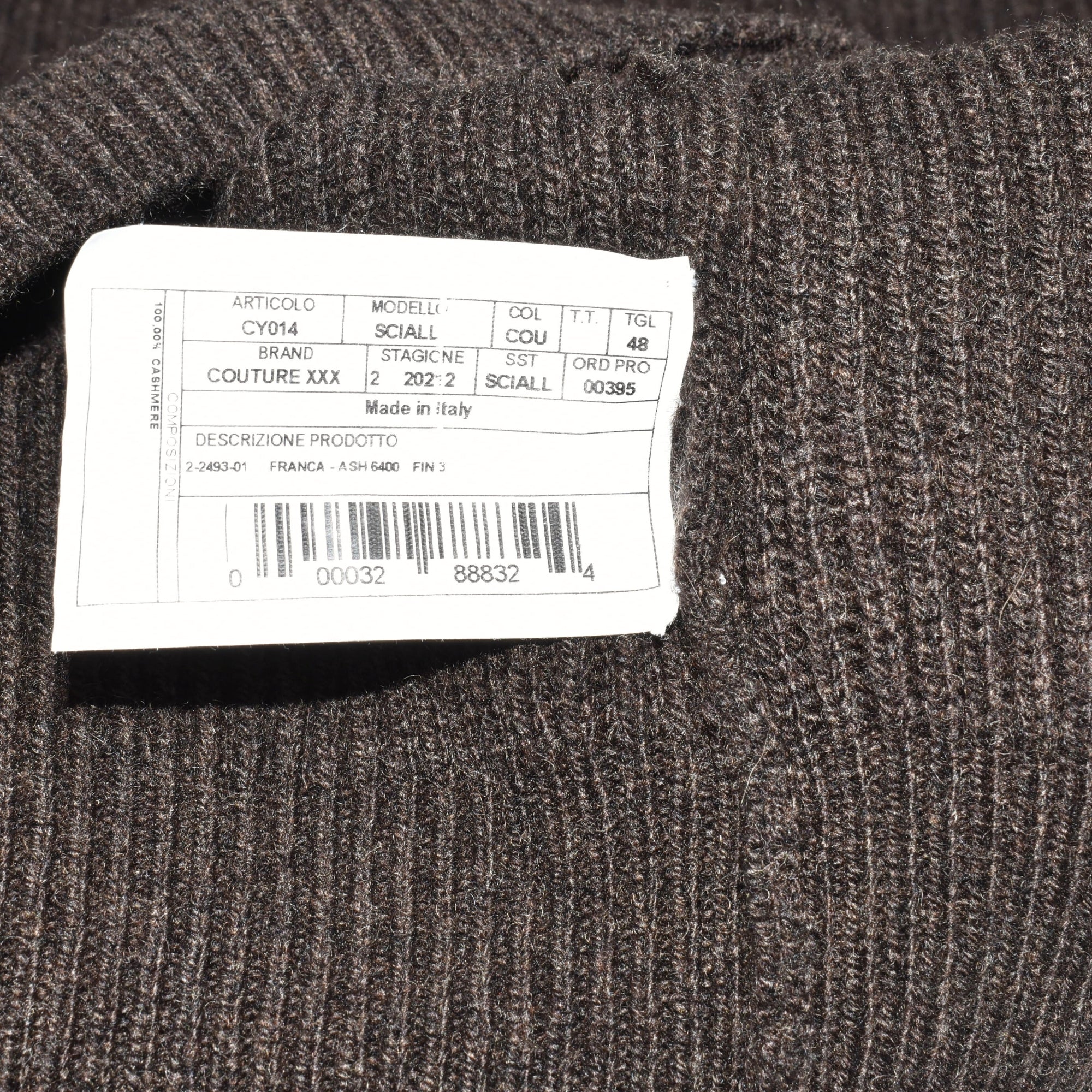 Dark Brown Sweater made of Cashmere (EU 48)