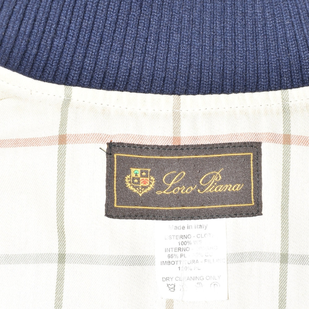 Navy Blue Vest made of Cashmere (S)