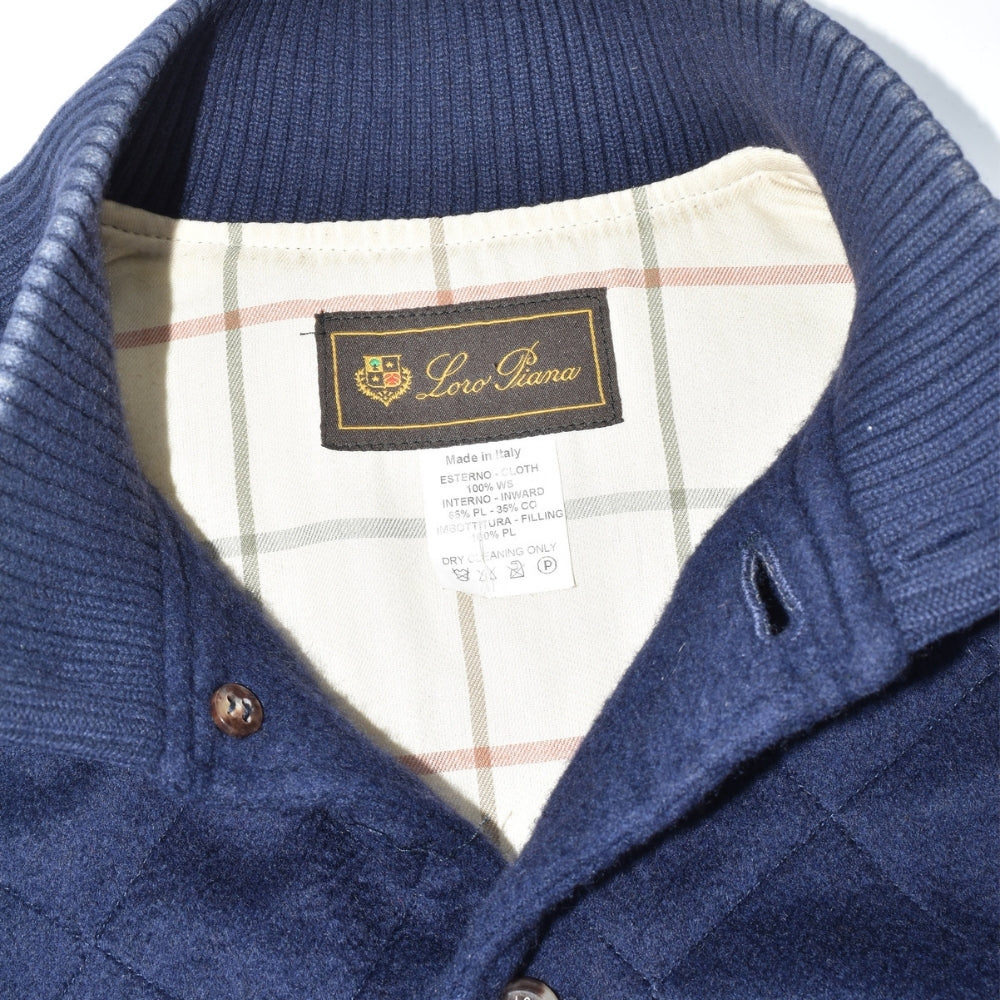 Navy Blue Vest made of Cashmere (S)