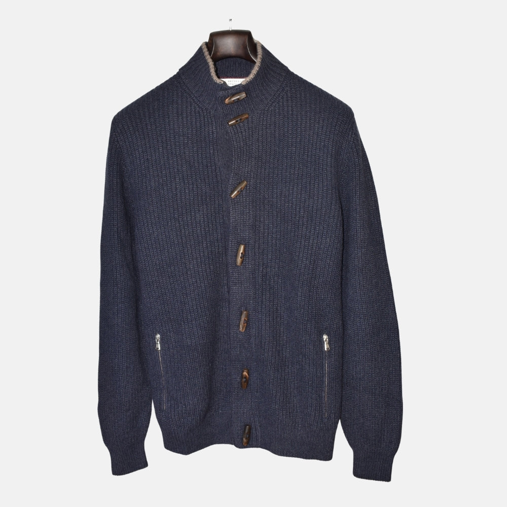 Blue Cashmere Cardigan (EU 54)
