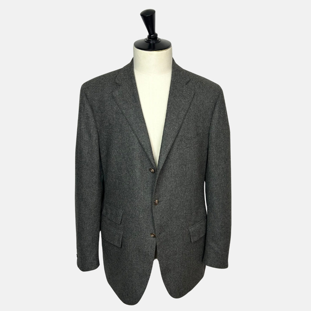 Gray Melange Suit made of Virgin Wool/Cashmere (EU 54)