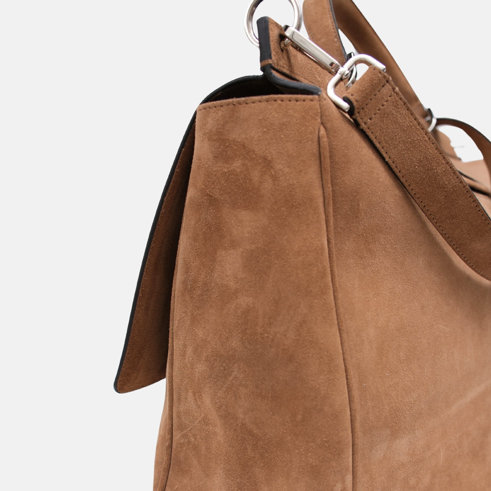 Brown Briefcase made of Leather (OS)