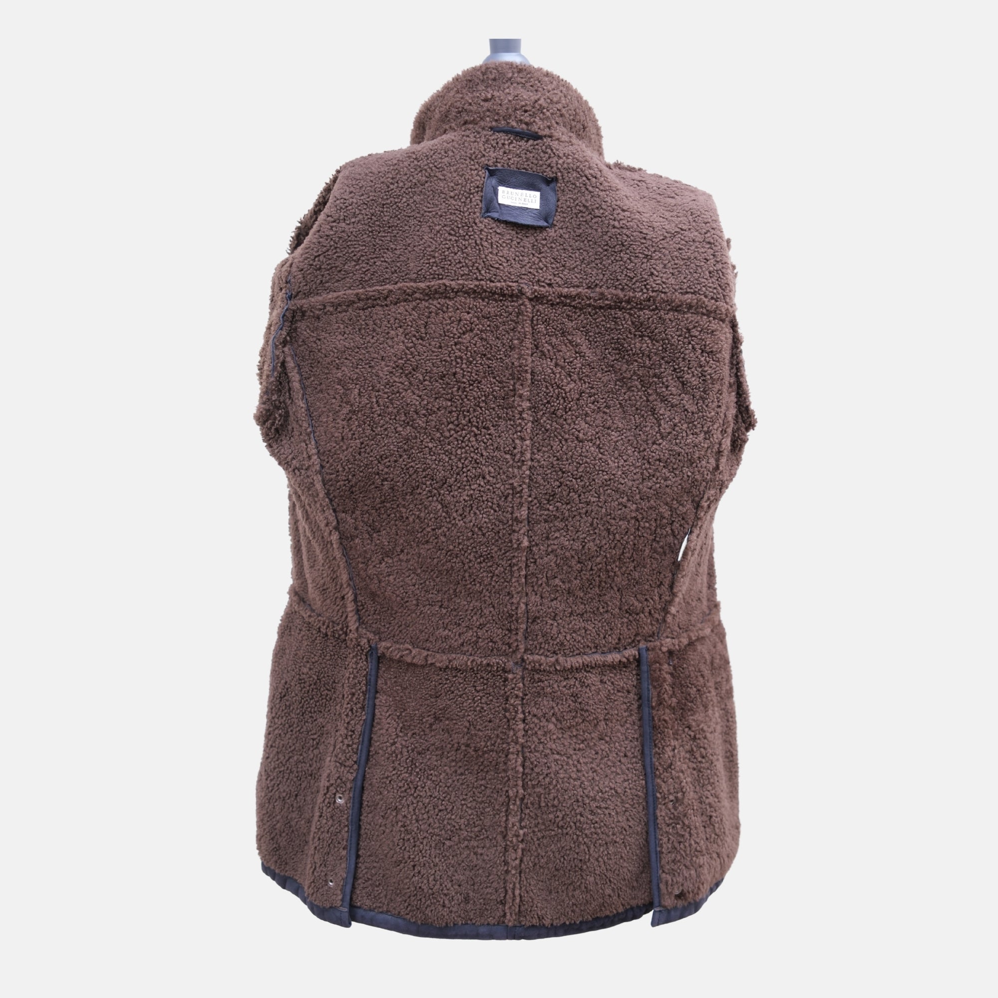 Navy Shearling Jacket (M)