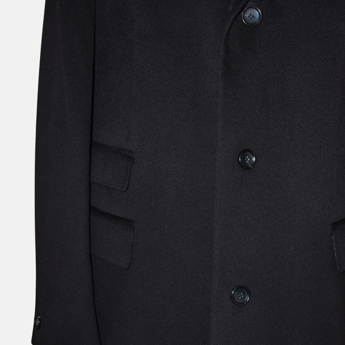 Black Coat made of Cashmere (EU 50)