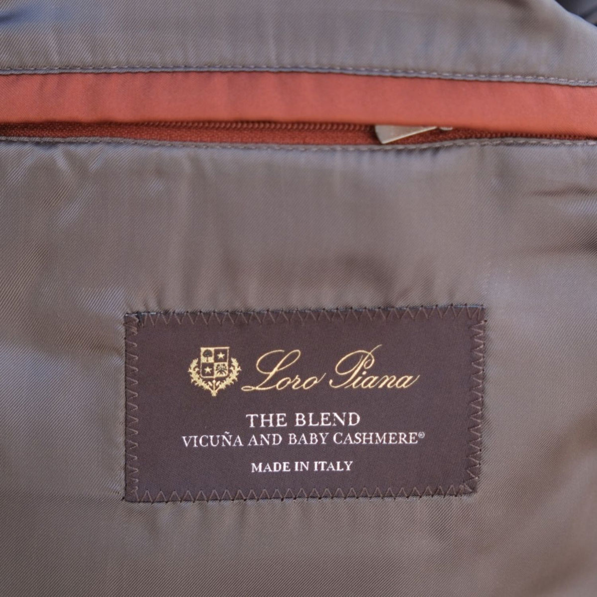 Loro Piana Vicuna Blend Puffer Jacket Grey Melange (XL)