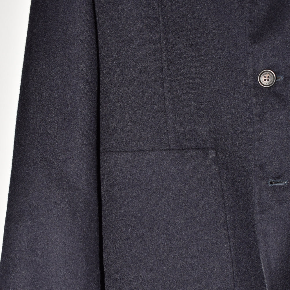 Navy/Grey Reversible Cashmere Blazer (EU 46)