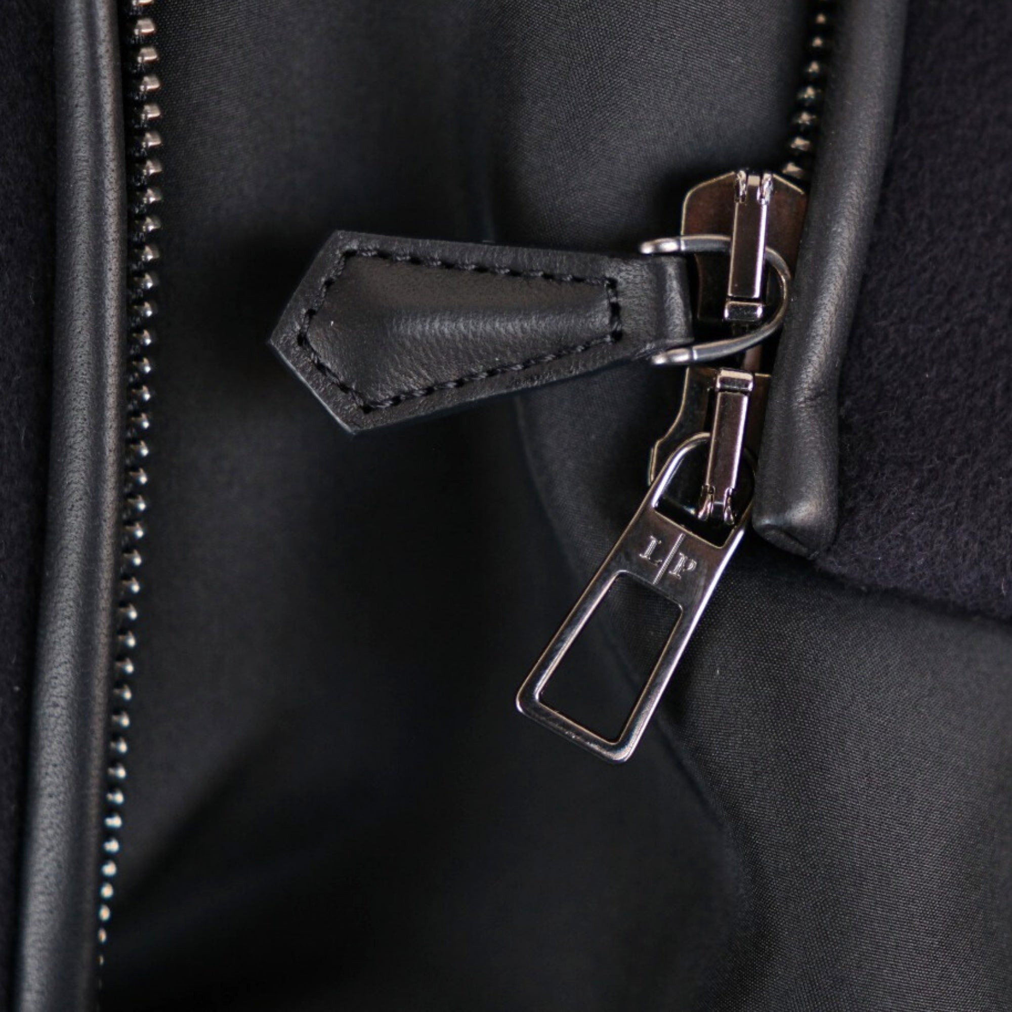 Navy Blue Bomber Jacket made of Vicuna (EU 48/EU 52)