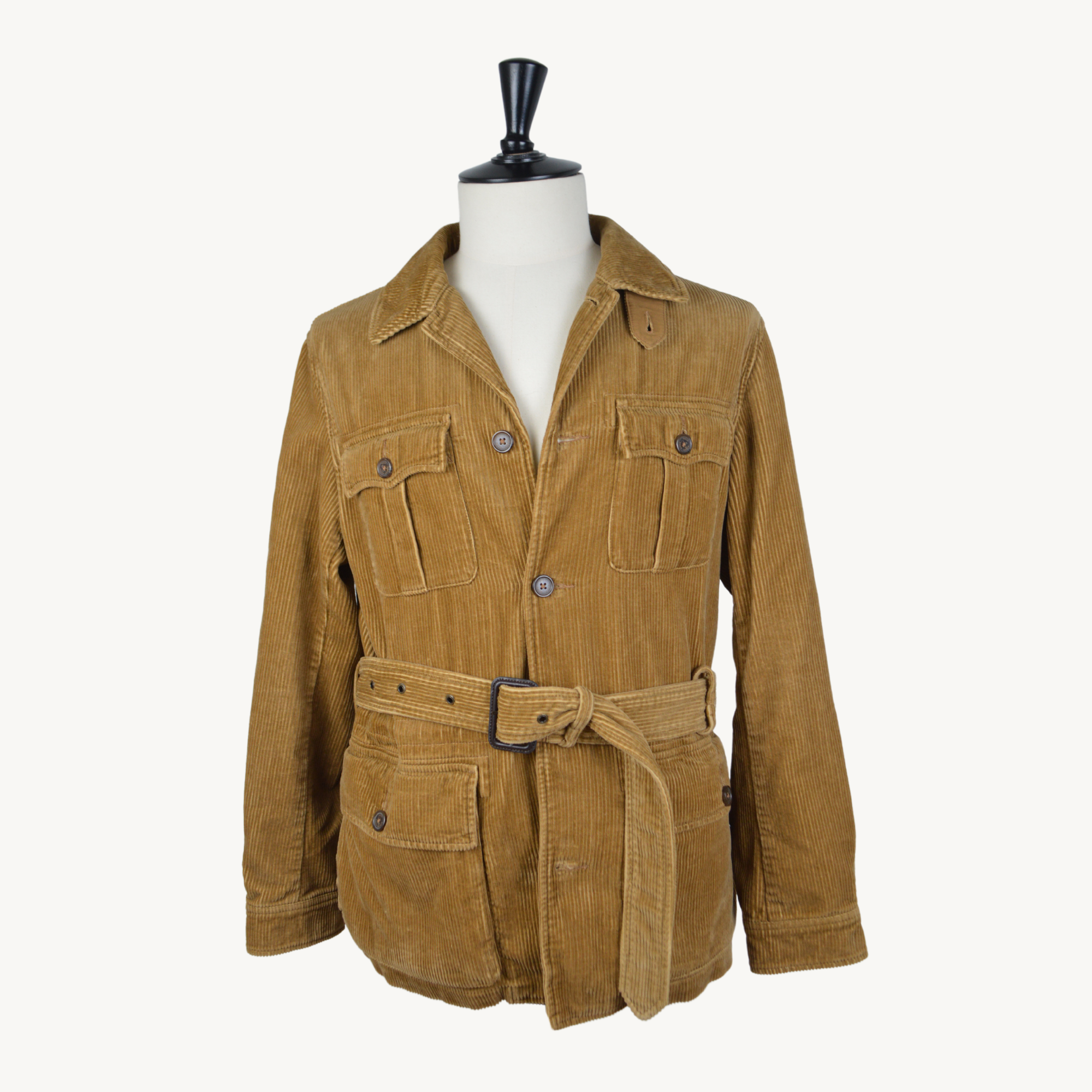 Beige/brown Corduroy Jacket made of Cotton