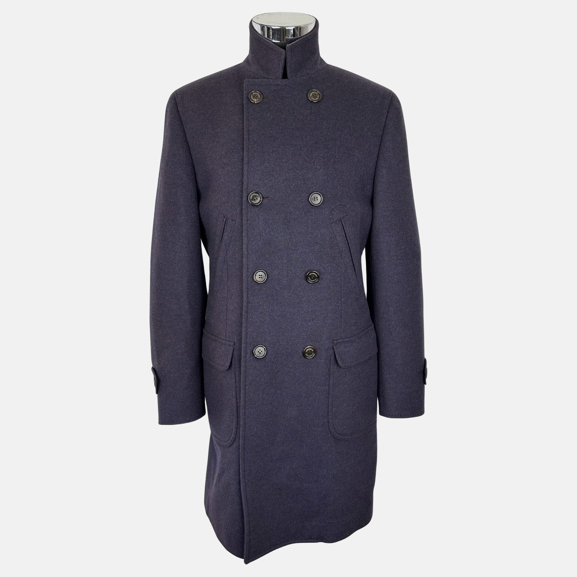 Navy Coat made of Wool/Cashmere (EU 48)