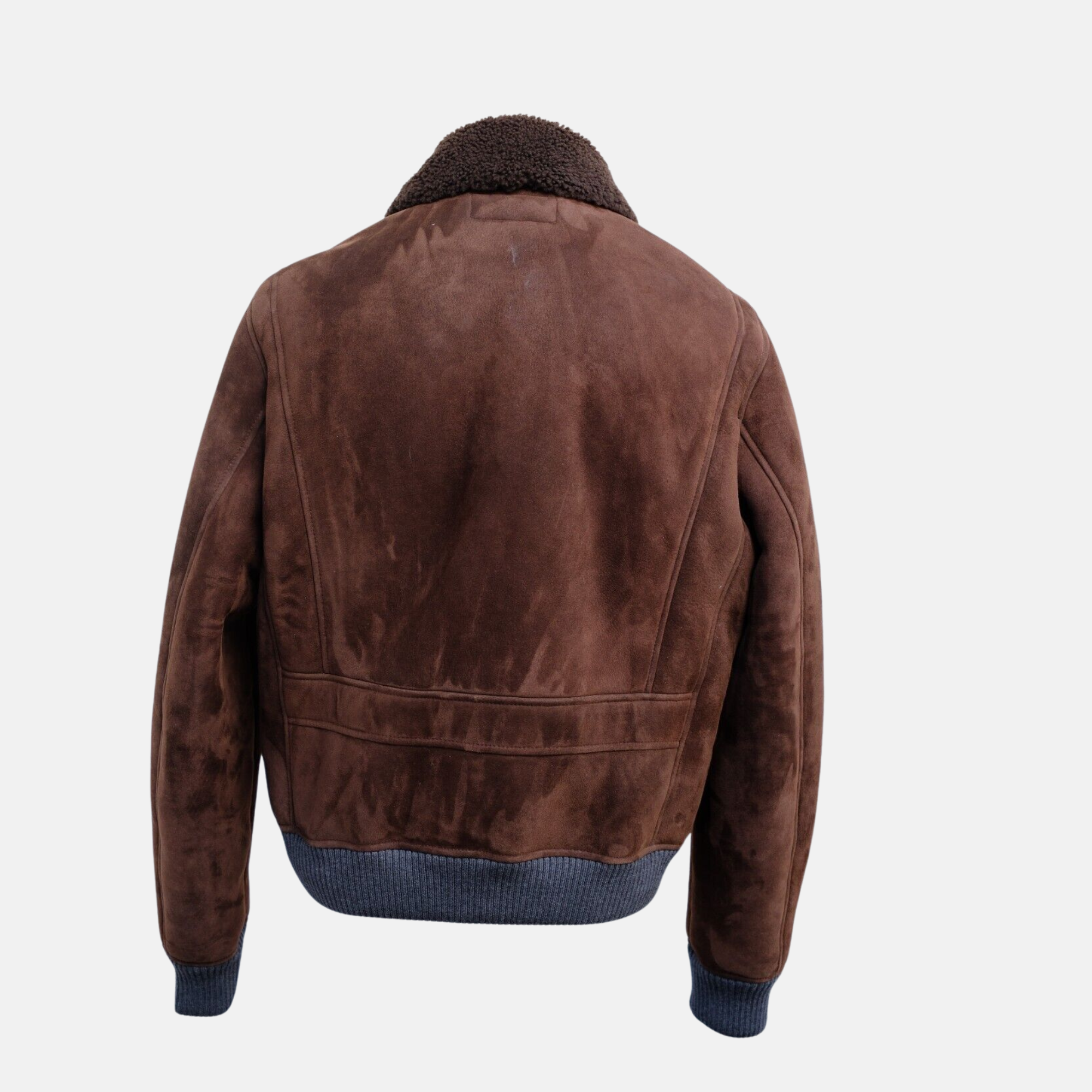 Brown Shearling Flight Jacket