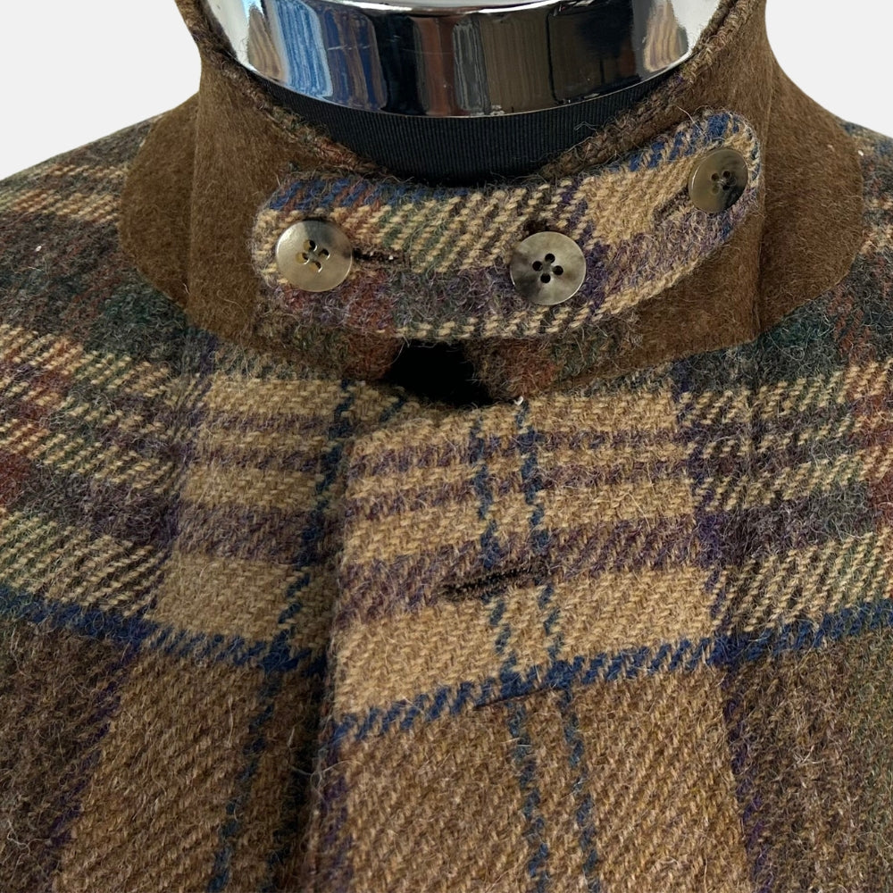 Multicolored Jacket handmade of Wool