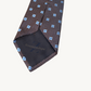 Brown/Blue Patterned Silk Tie