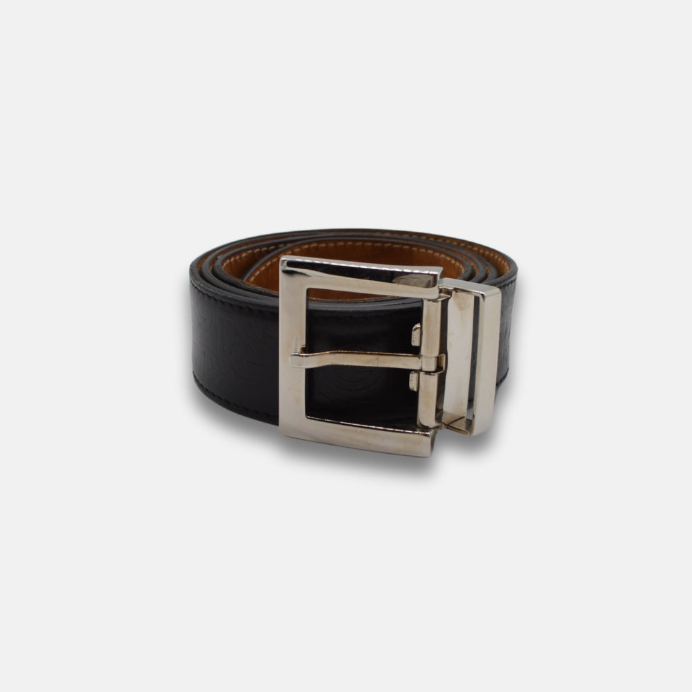 Black Leather Belt (90 cm)