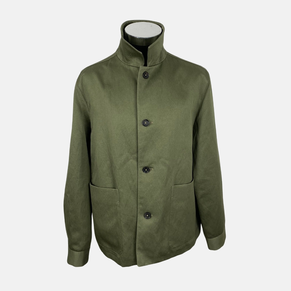 Green Chore Jacket made of Cotton/True Hemp (52)