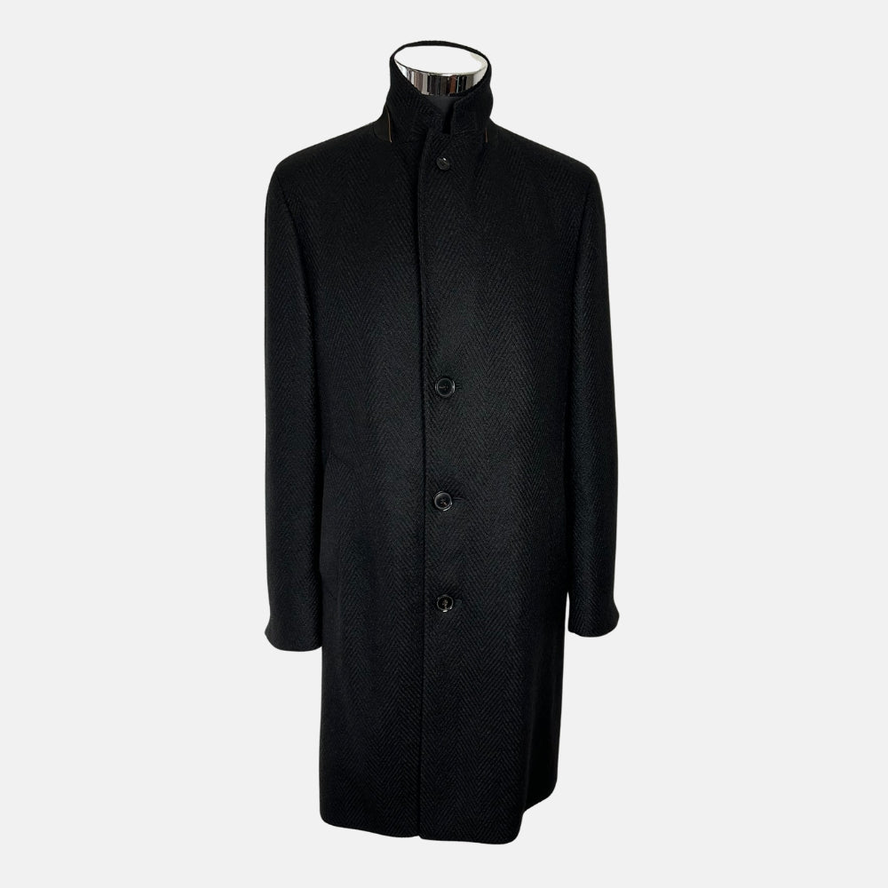 Black Coat made of Alpaca/Wool (48)