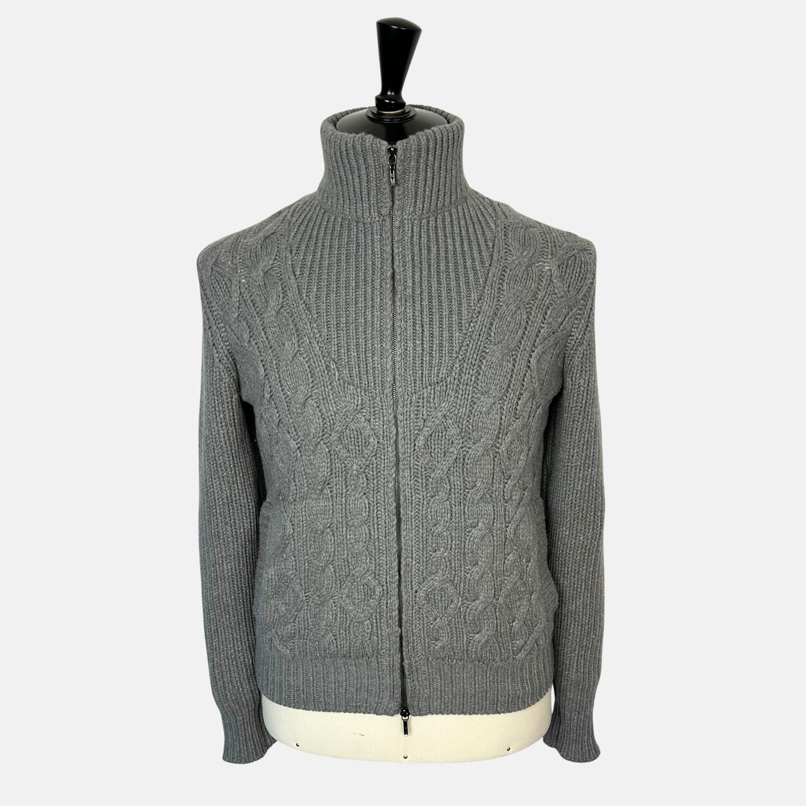 Grey Cardigan made of Baby Cashmere (EU 48)