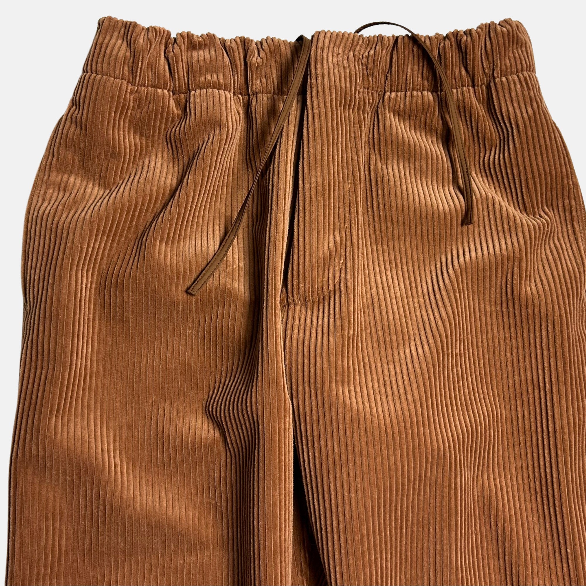 Brown Corduroy Pants made of Cotton/Cashmere (50 / W34)